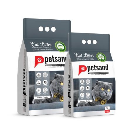 Petsand Aktif Karbonlu 5-10 Litre